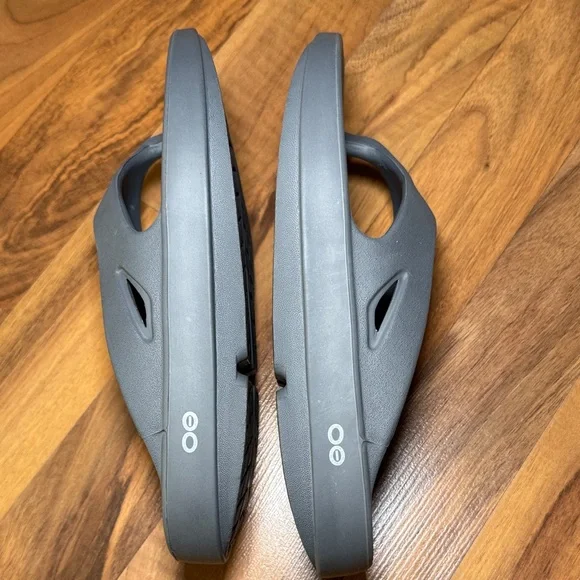 OOFOS Recovery flip flops gray M 7 - W9 - Picture 8 of 8